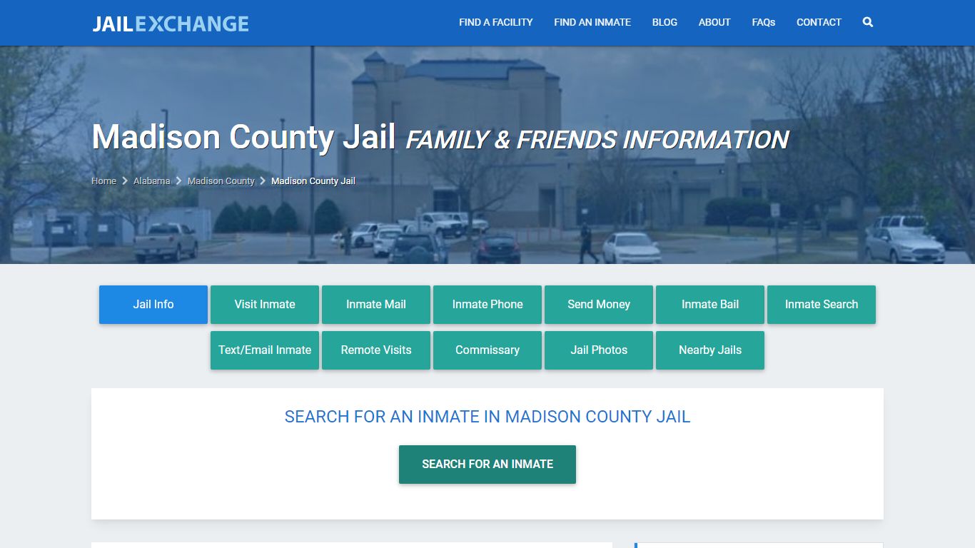 Madison County Jail AL | Booking, Visiting, Calls, Phone